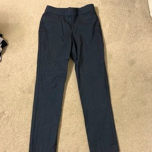 Charcoal gray pull on pants